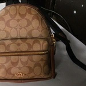 Minnie Coach backpack purse